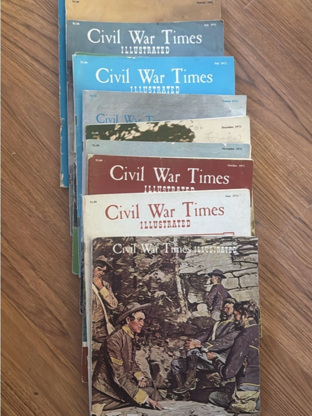Civil War Times Illustrated Vintage Magazine Lot - Assorted Covers